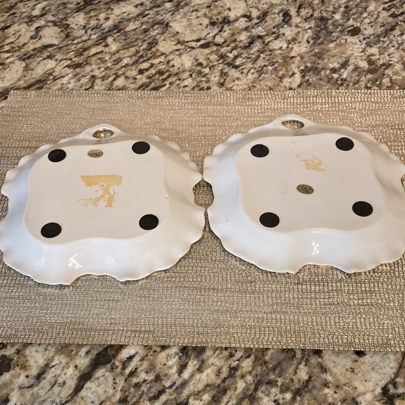 Vintage unique shape flower plates Heirloom by TOYO set of 2 - Picture 7 of 8